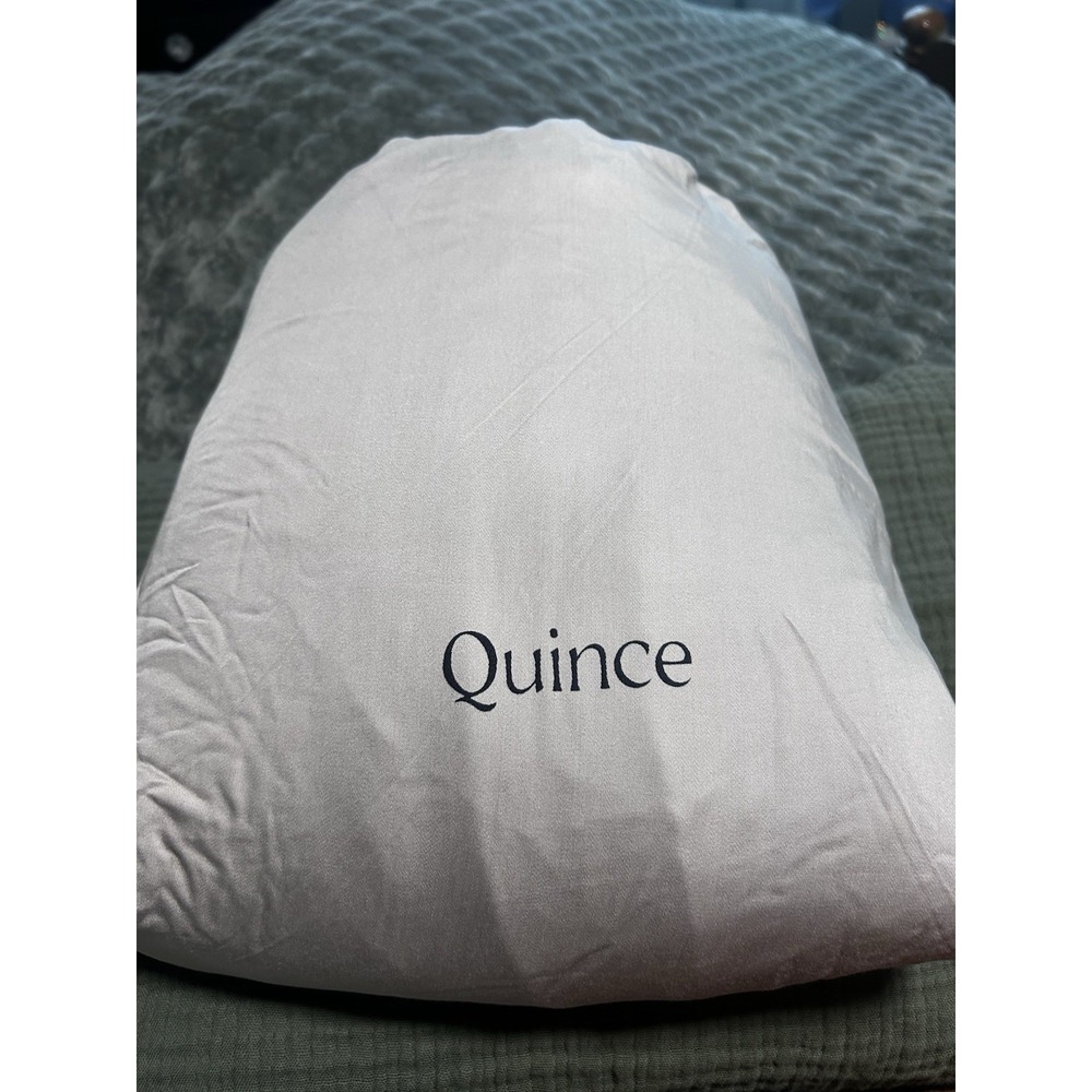 Quince Organic Bamboo King/California King Duvet Set W/2 King Shams Sand Color